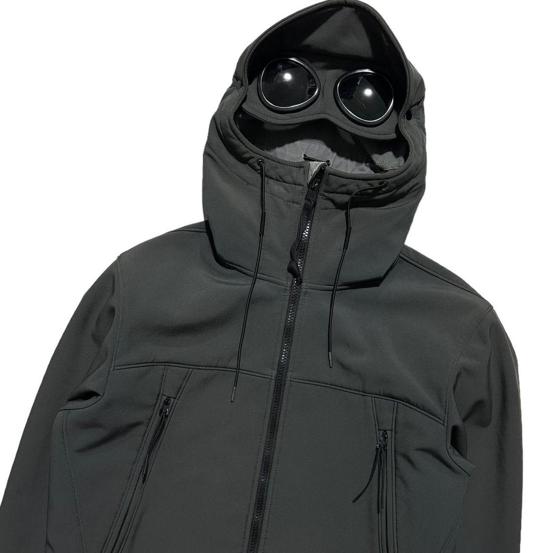 CP Company Grey Soft Shell Goggle Jacket