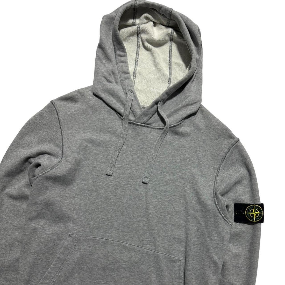 Stone Island Grey Pullover Hoodie
