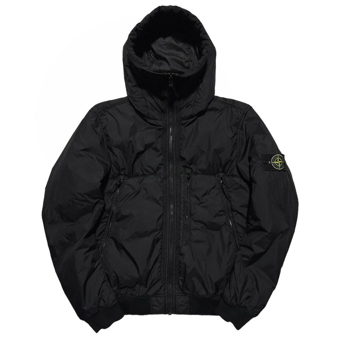 Stone Island Black Crinkle Reps Jacket
