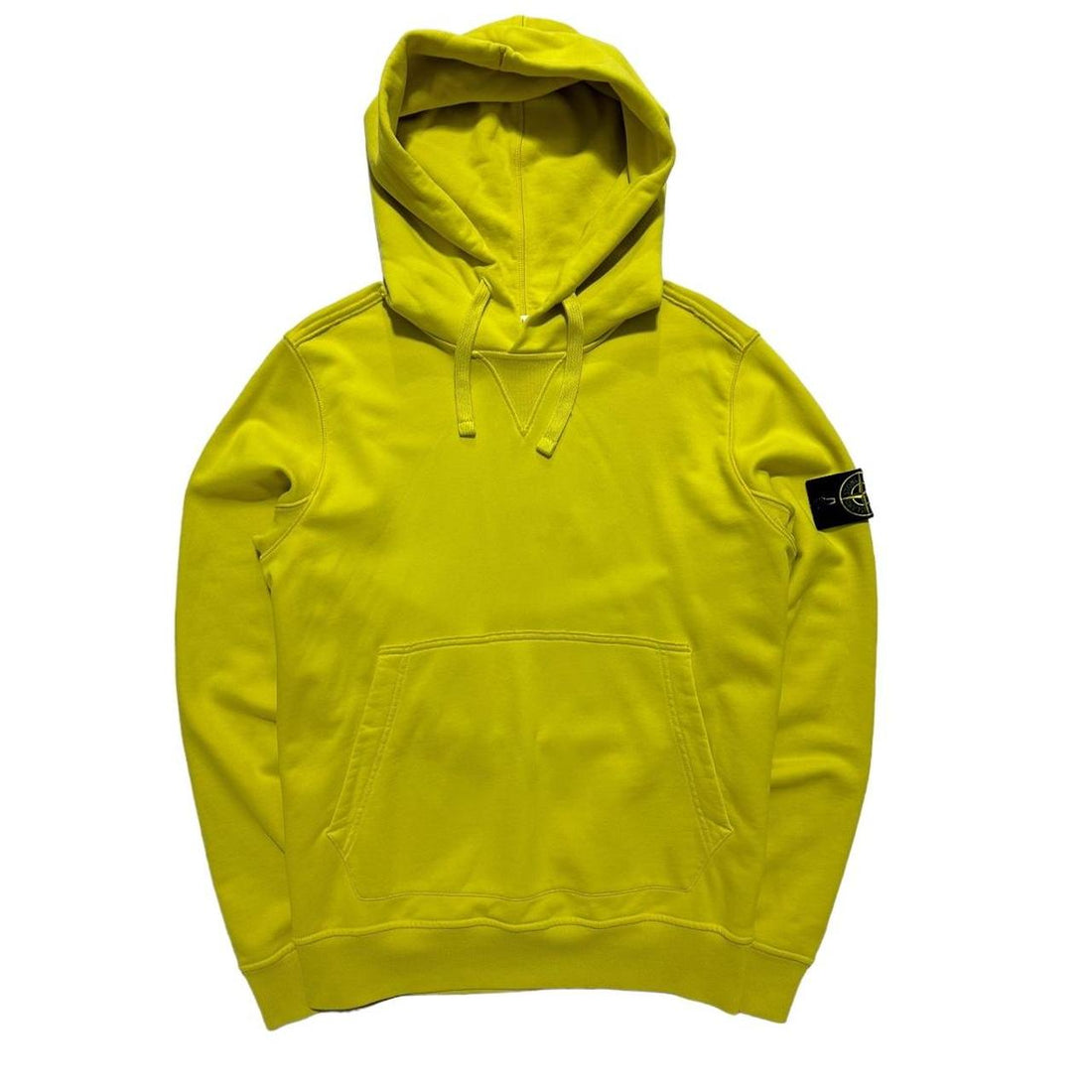 Stone Island Yellow Pullover Hoodie