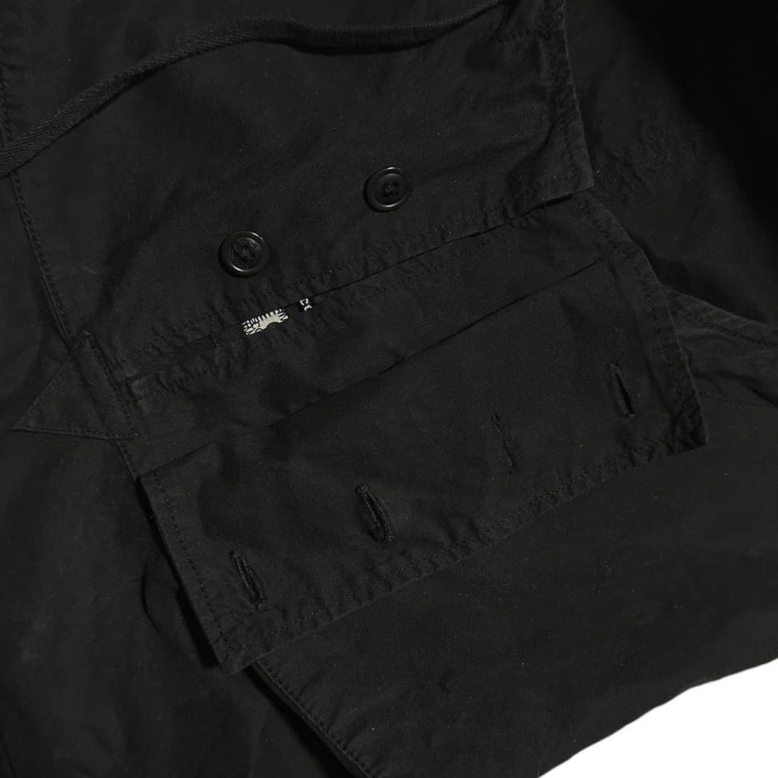 CP Company Black Garbadine Smock Jacket