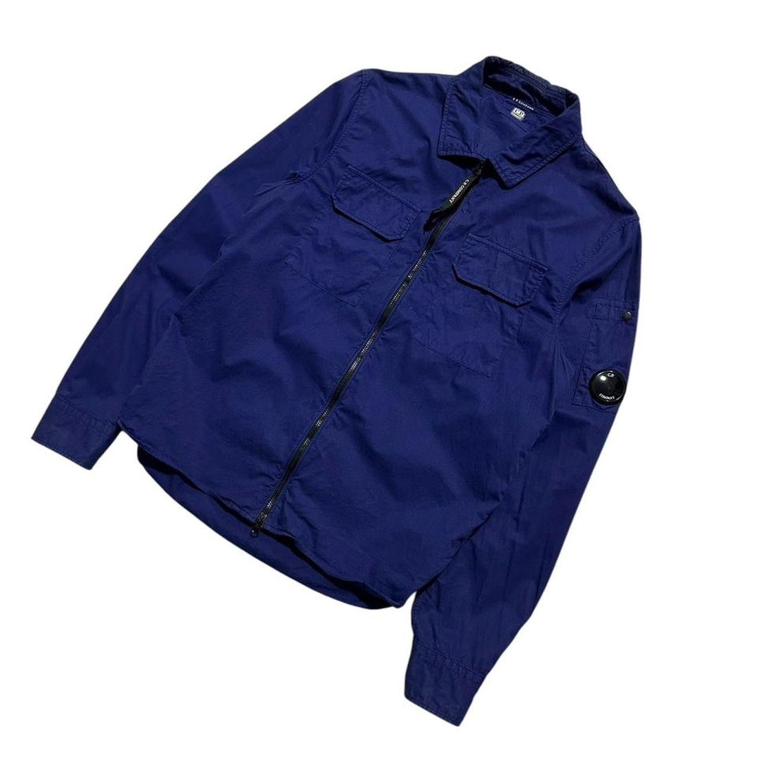 CP Company Blue Canvas Overshirt