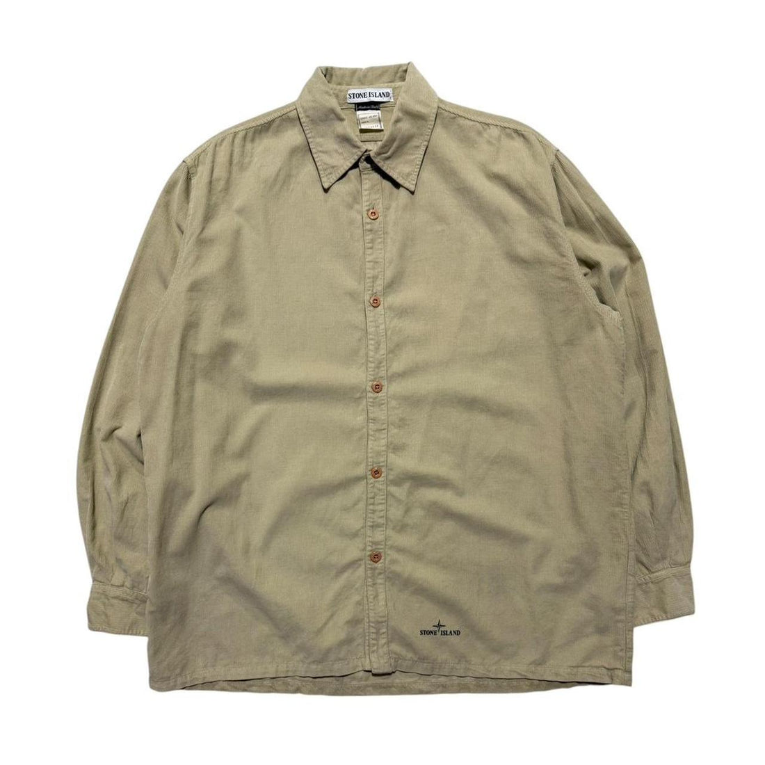 Stone Island Ribbed Cotton Shirt