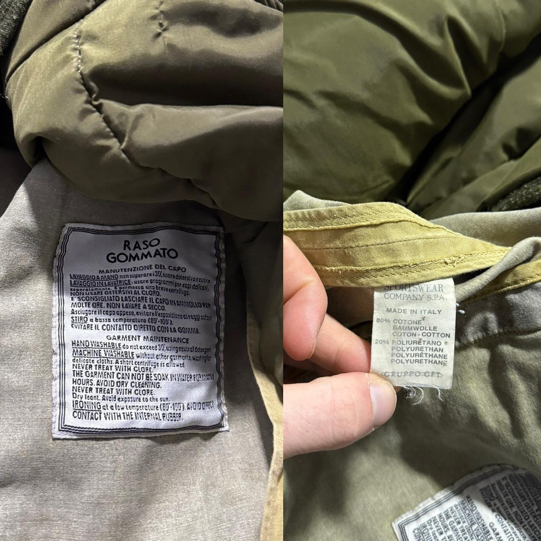 Stone Island 90's Raso Gommato Jacket