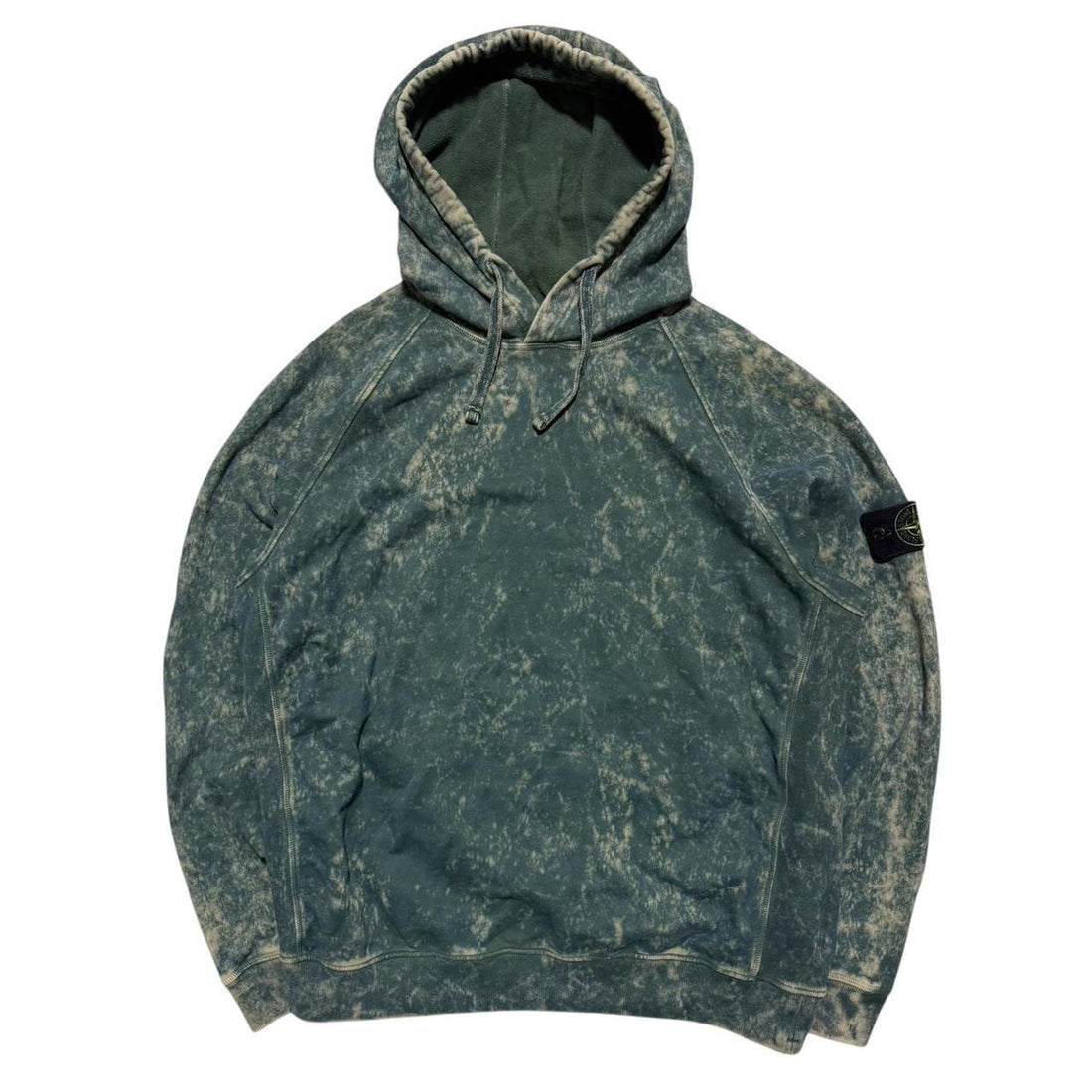 Stone Island Acid Wash Pullover Hoodie