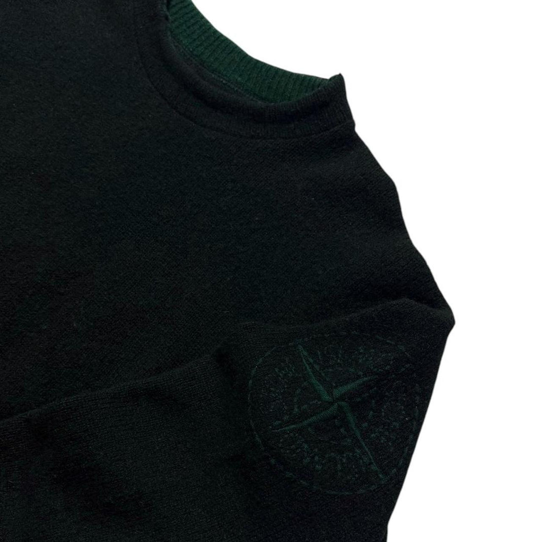 Stone Island Green Pullover Vintage Knit