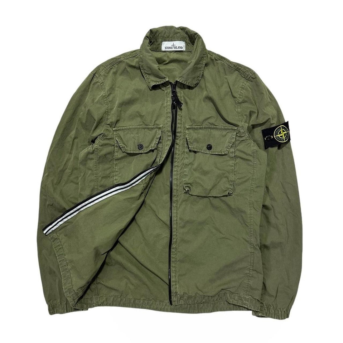 Stone Island Khaki Overshirt