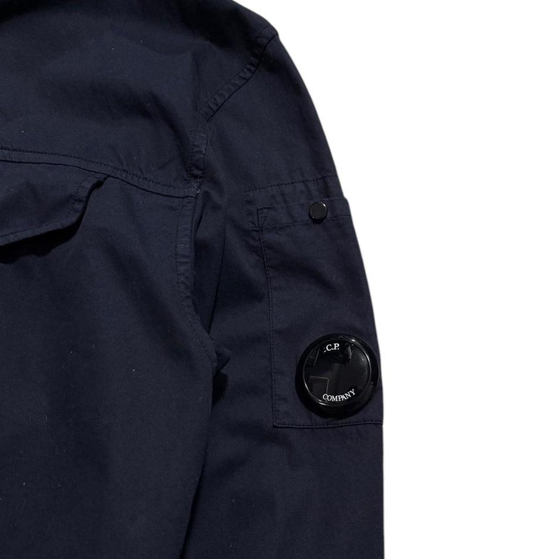 CP Company Navy Canvas Smock Jacket