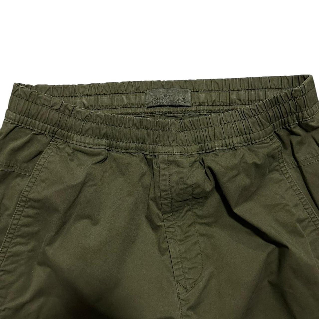 Stone Island Green Ghost Cargo Bottoms