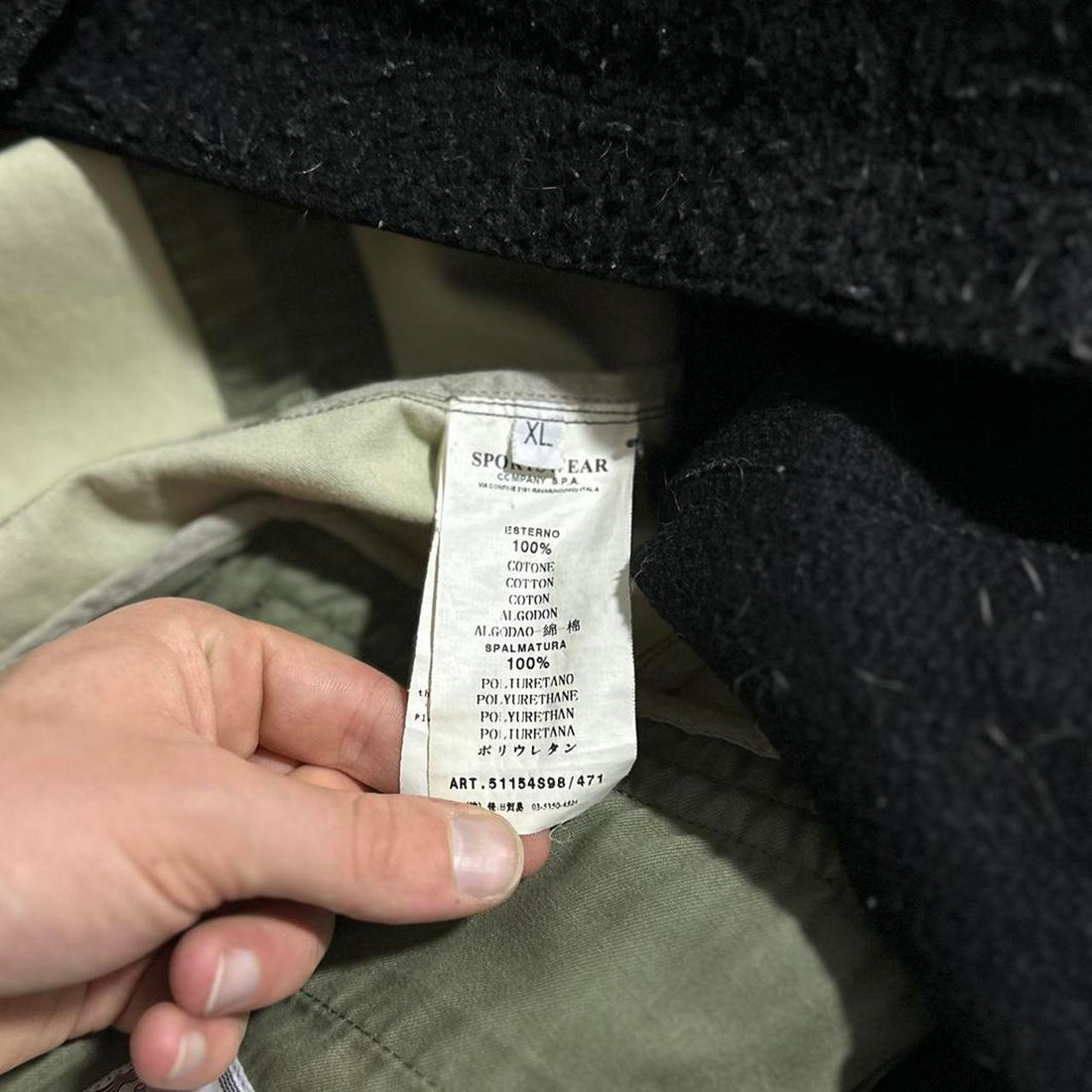 Stone Island A/W 2009 Waxed Ice Jacket