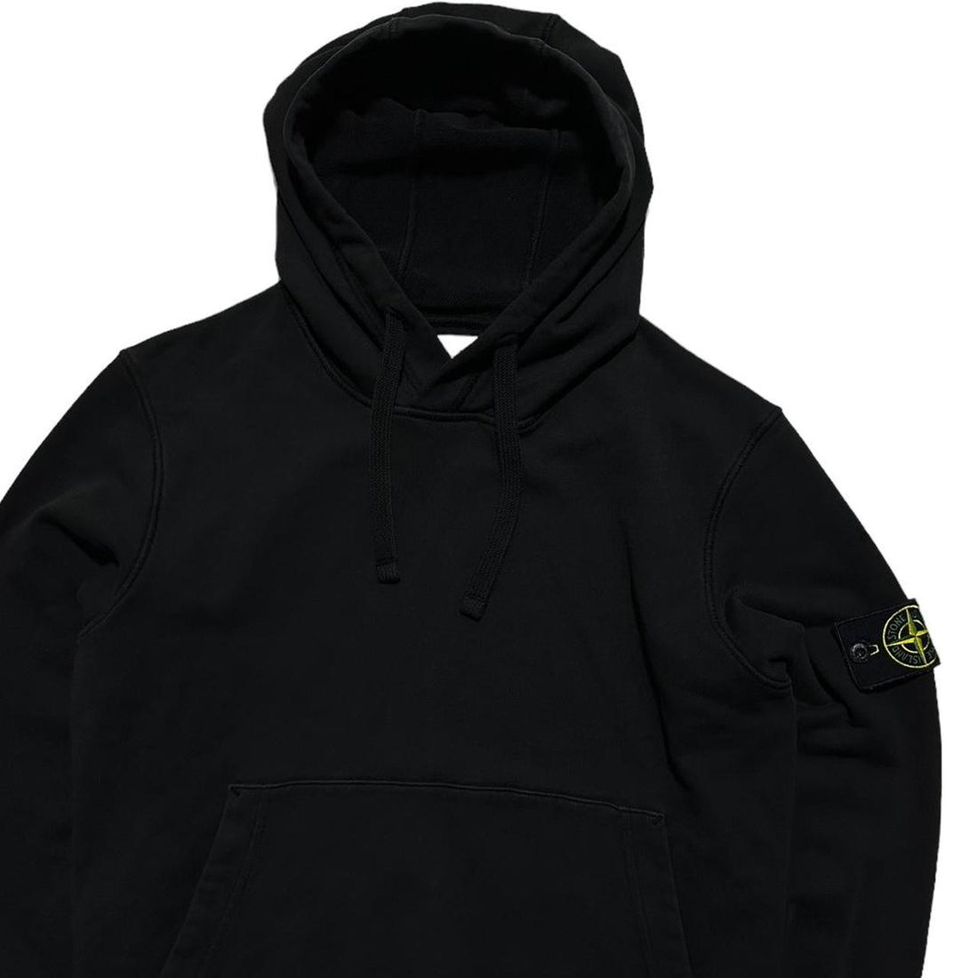 Stone Island Black Pullover Hoodie