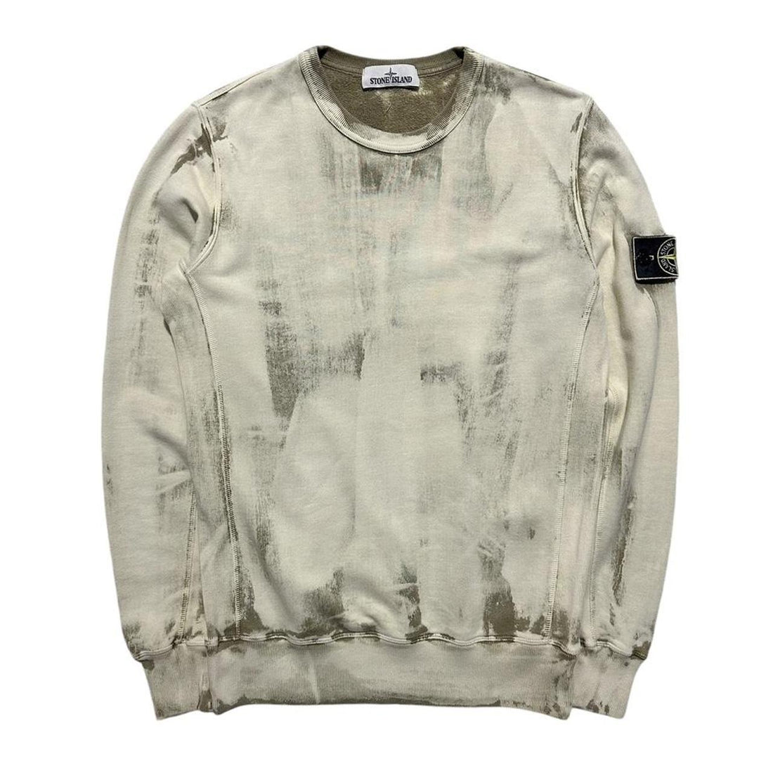 Stone Island Hand Corrosion Pullover Crewneck