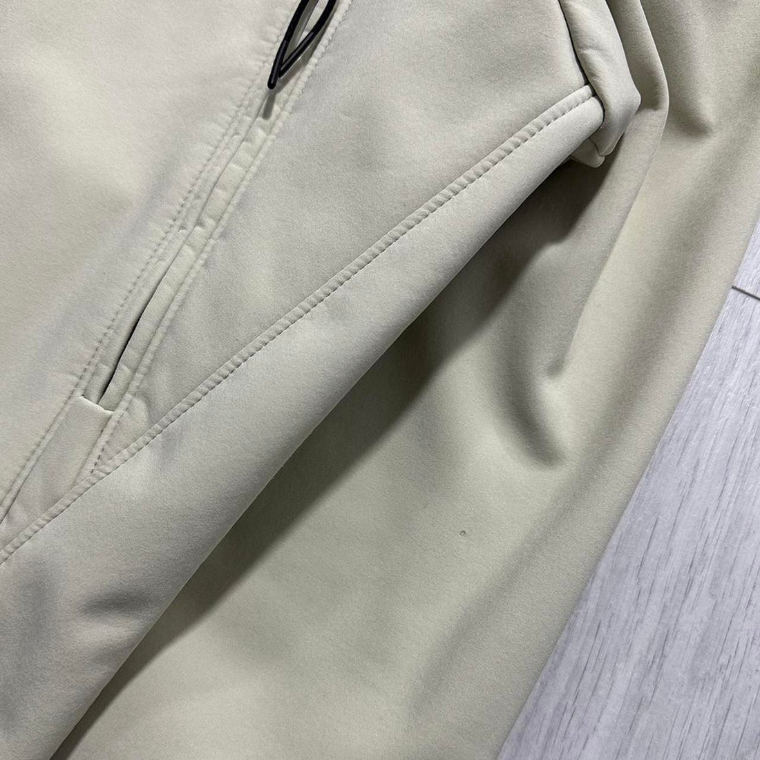 CP Company Cream Soft Shell Goggle Jacket