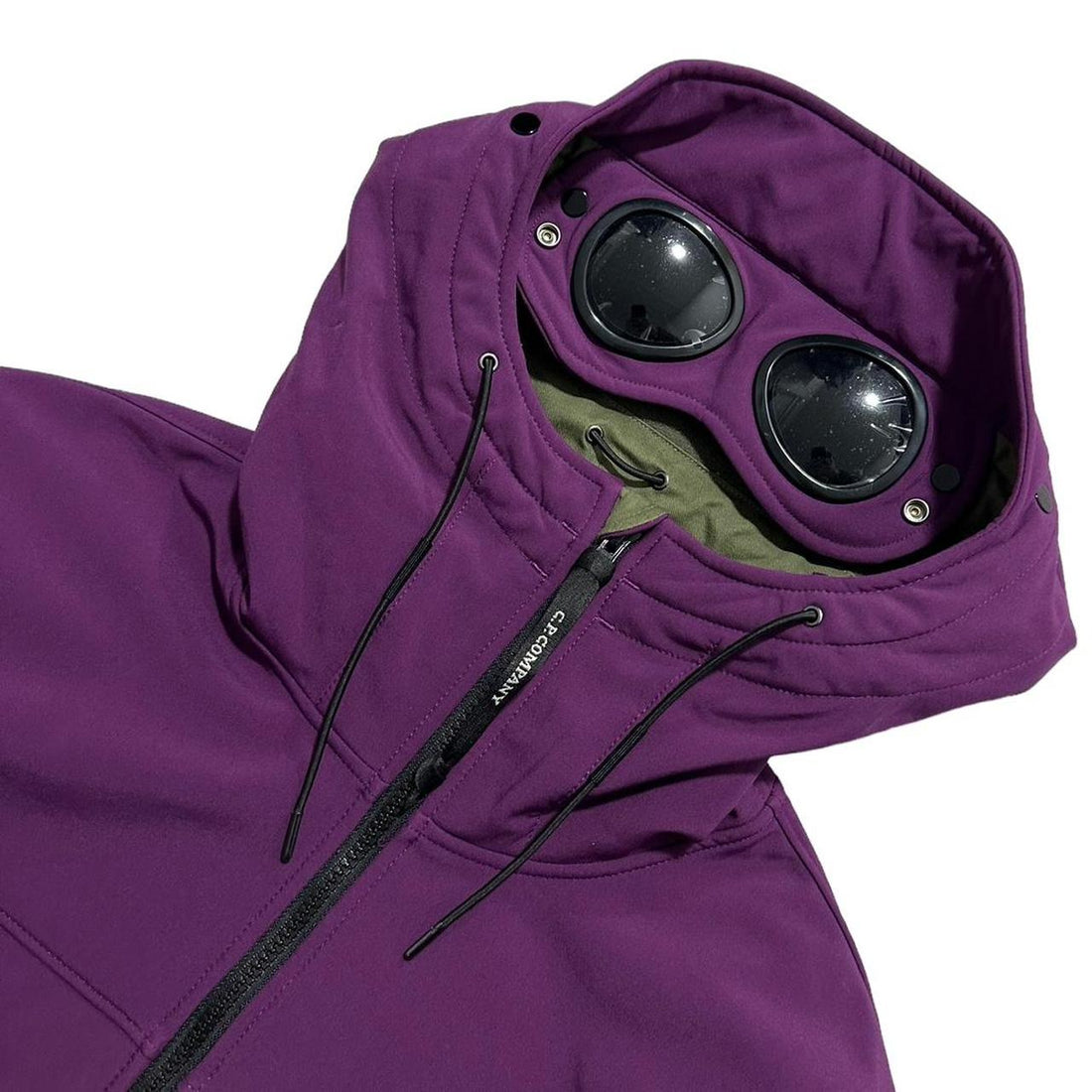 CP Company Purple Soft Shell Goggle Jacket