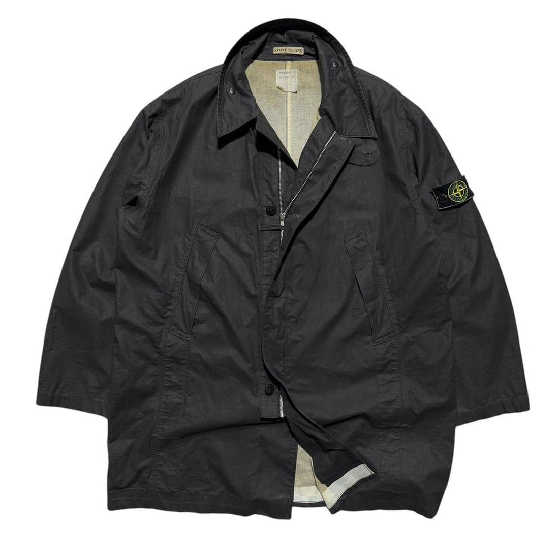 Stone Island S/S 2000 Trench Wax Jacket