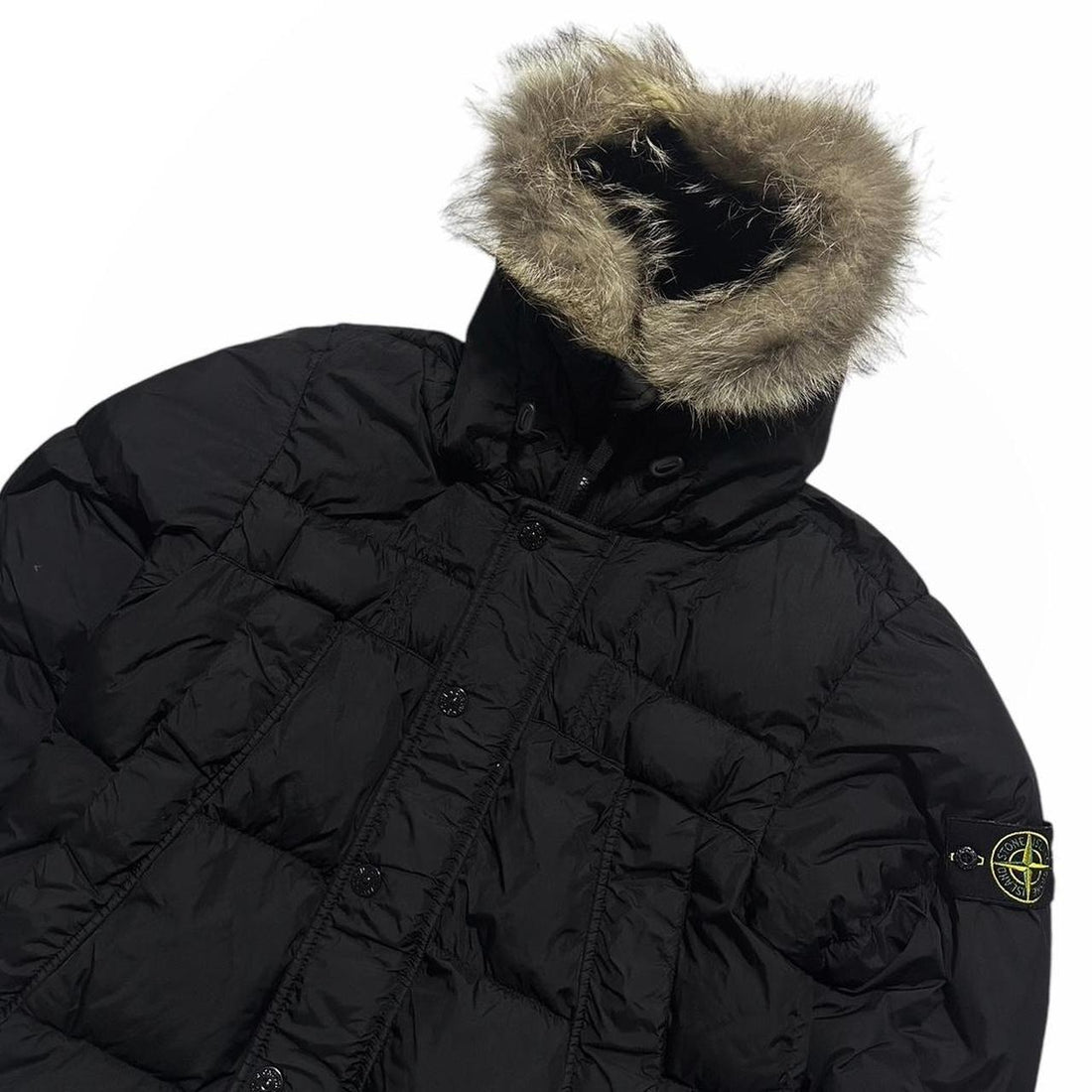 Stone Island Garment Dyed Crinkle Reps Down Jacket