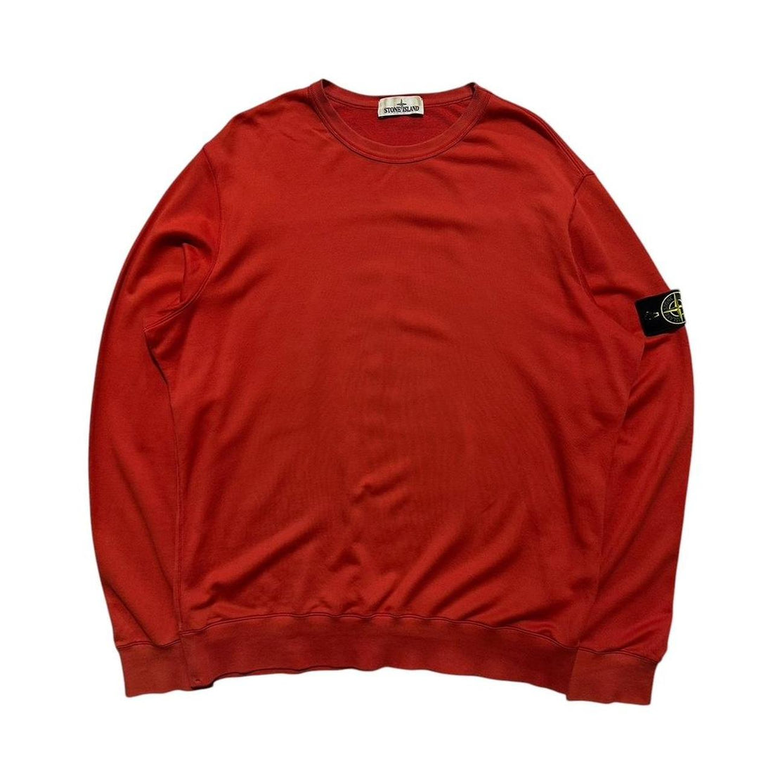 Stone Island Red Pullover Crewneck