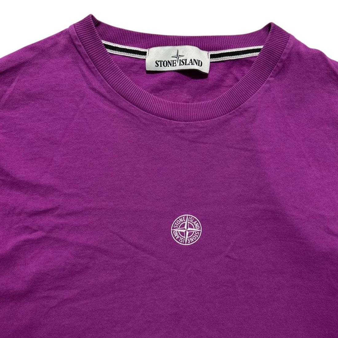Stone Island Purple Long Sleeve Top