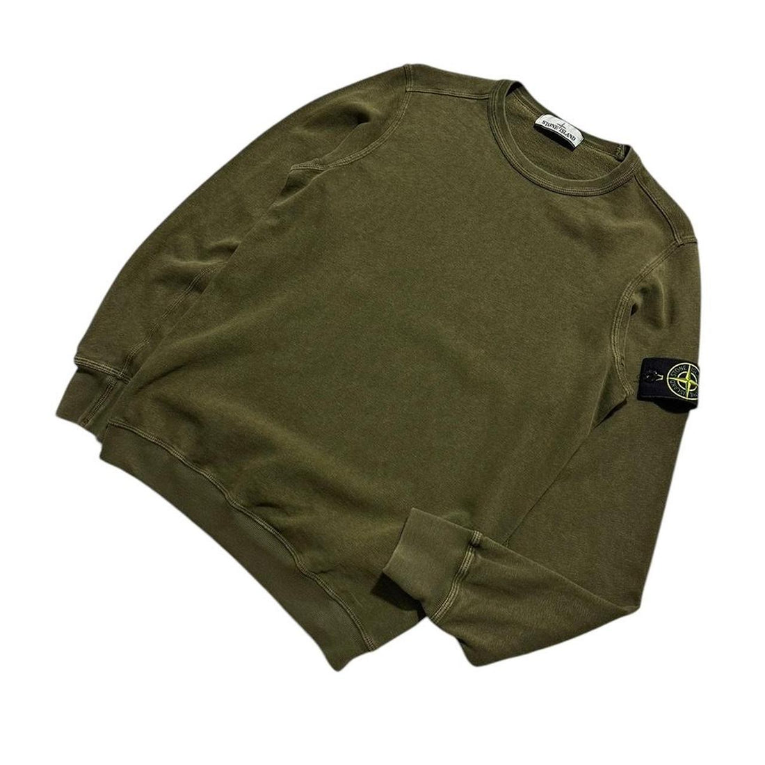 Stone Island Khaki Crewneck