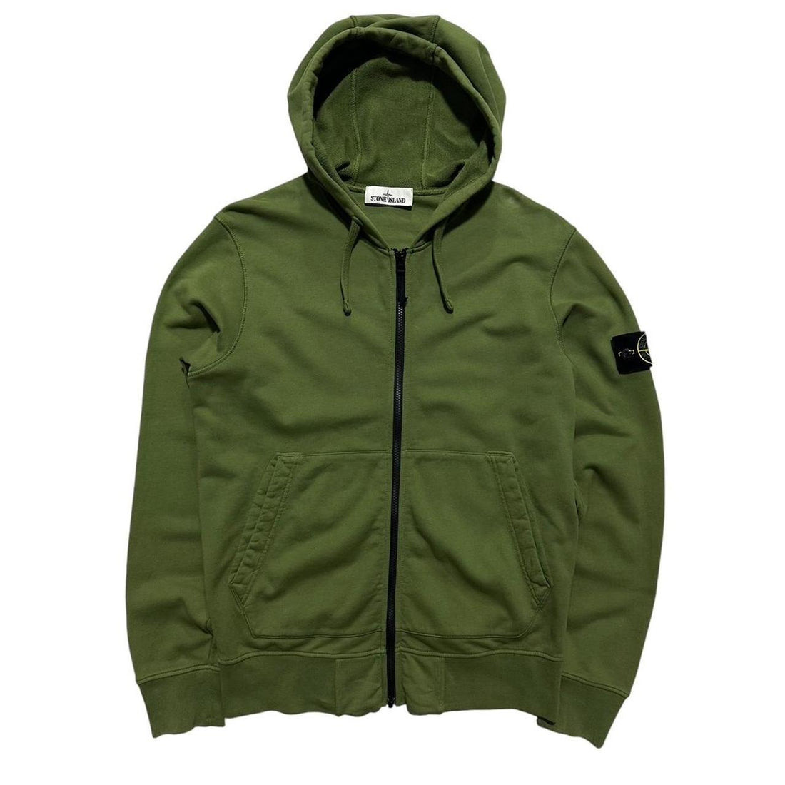 Stone Island Green Full Zip Hoodie