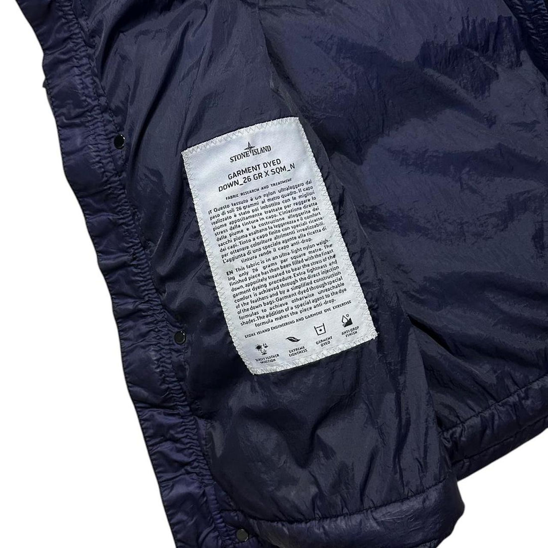 Stone Island Garment Dyed Down Gilet