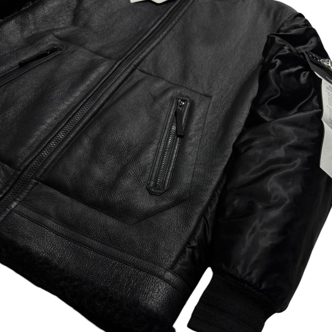 Stone Island Sheepskin Leather Reversible Jacket