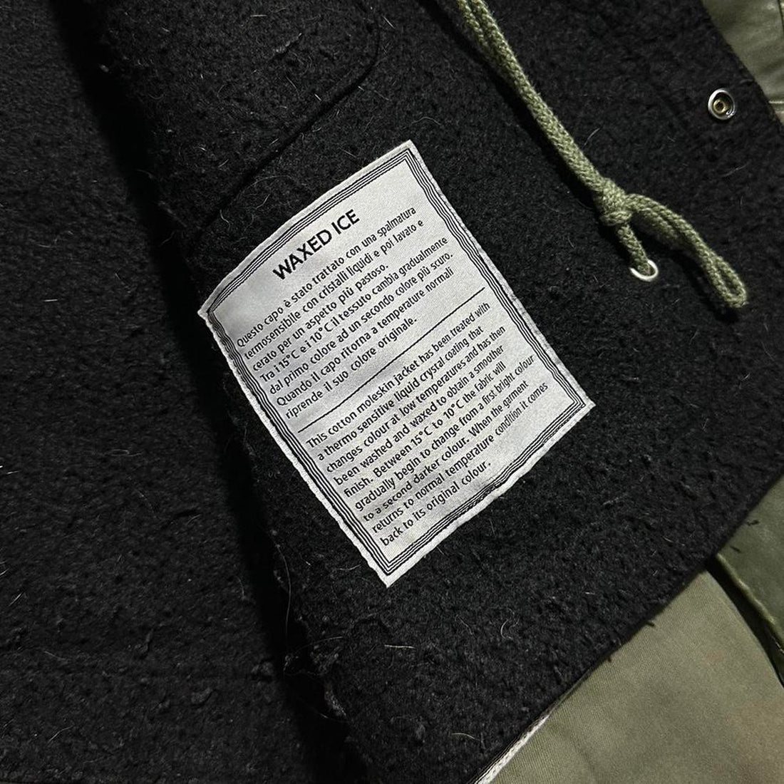 Stone Island A/W 2009 Waxed Ice Jacket