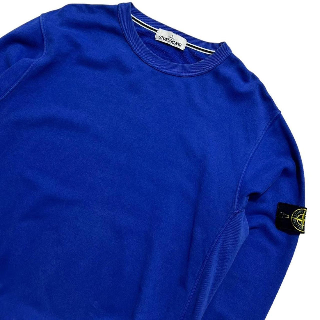 Stone Island Royal Blue Pullover Crewneck