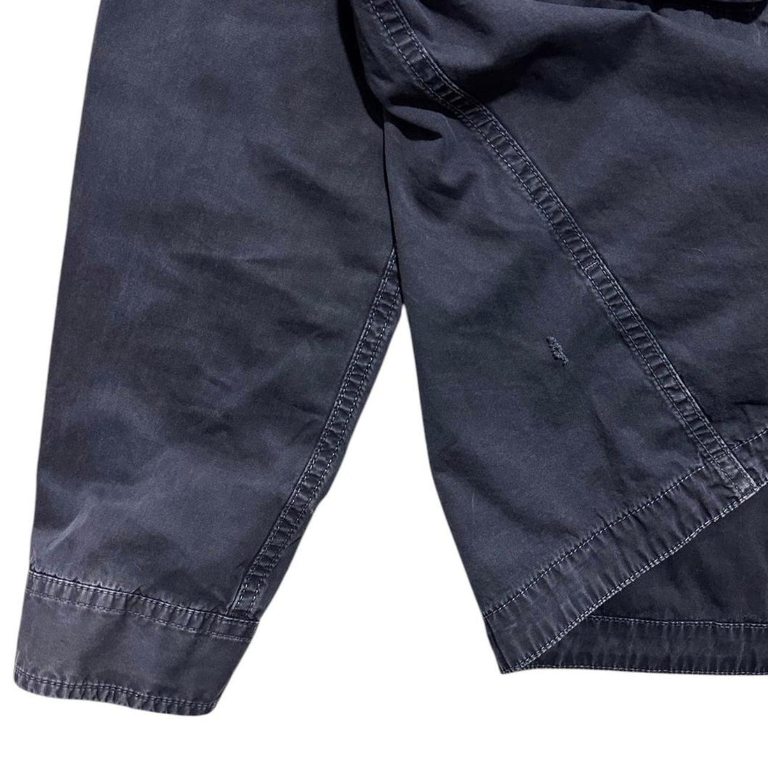 Stone Island Navy Canvas Overshirt