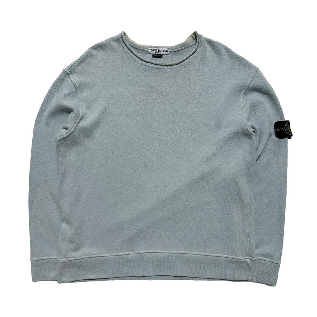 Stone Island Light Blue Pullover Jumper
