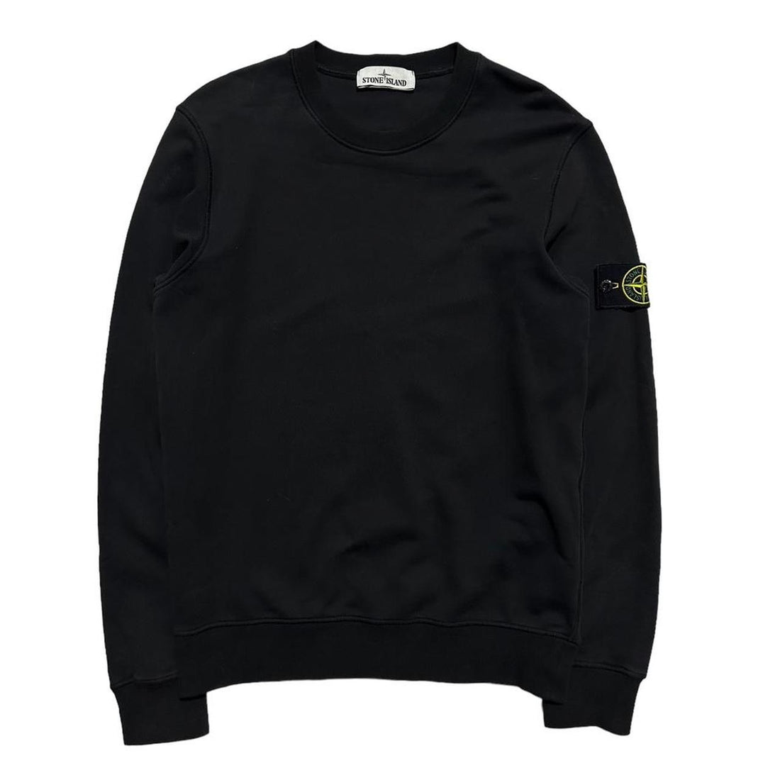 Stone Island Black Pullover Crewneck