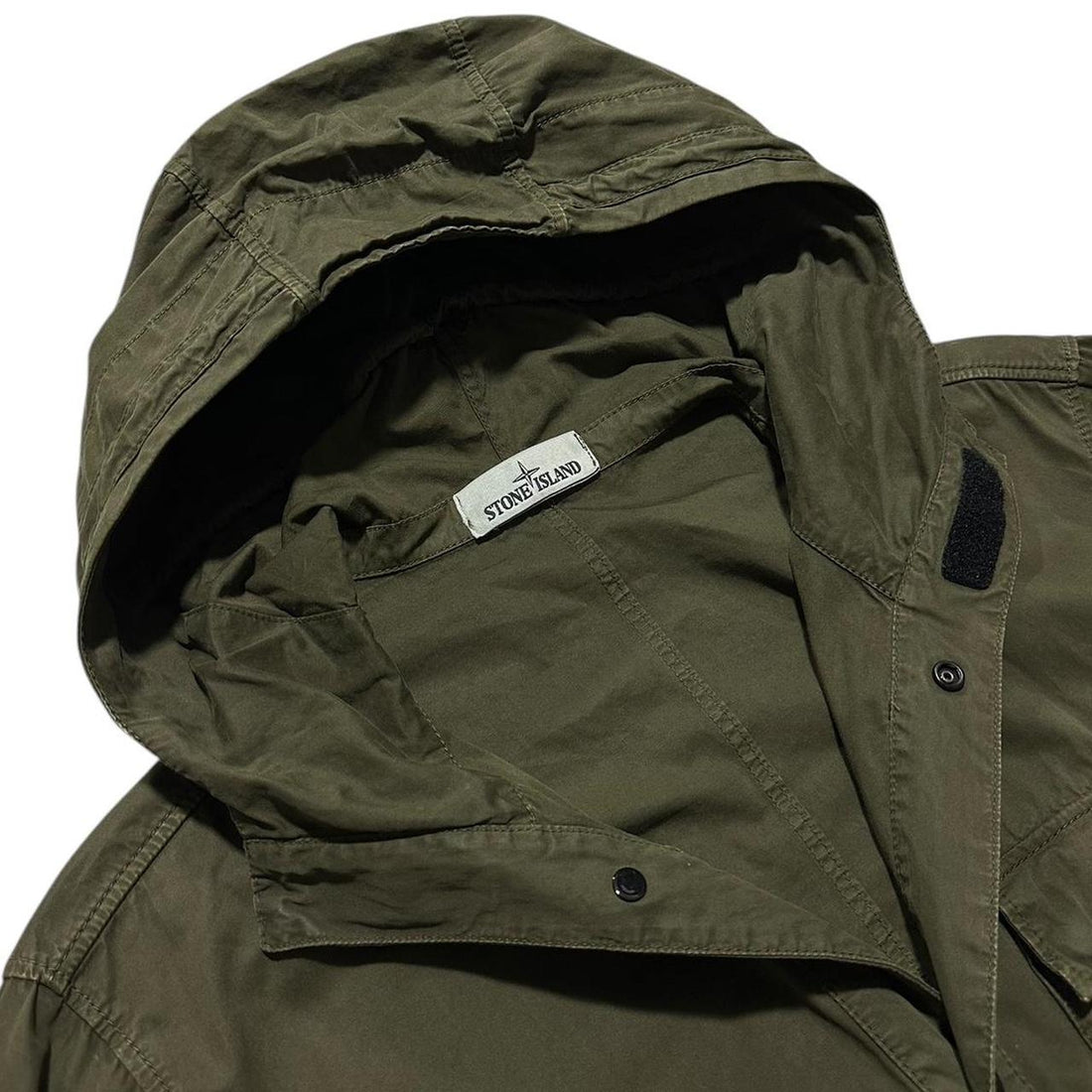Stone Island Hooded Canvas Jacket