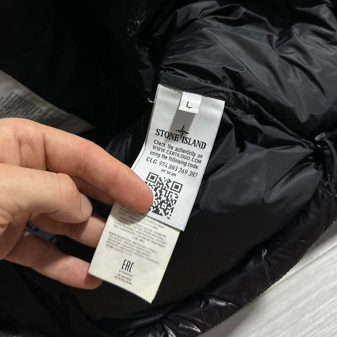 Stone Island Pertex Quantum Y Down Jacket