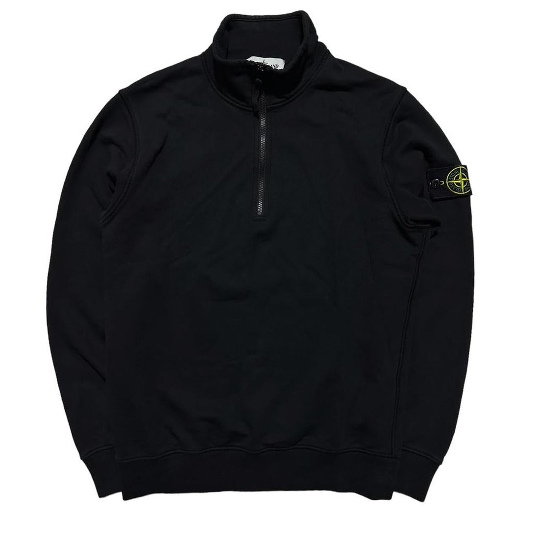 Stone Island Black Quarter Zip Pullover