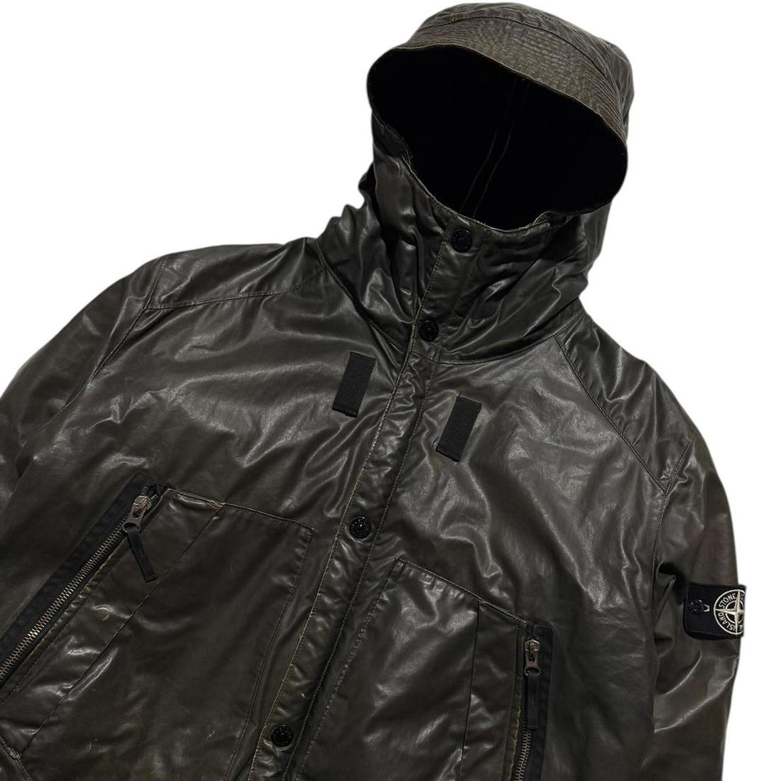Stone Island Waxed Ice Jacket