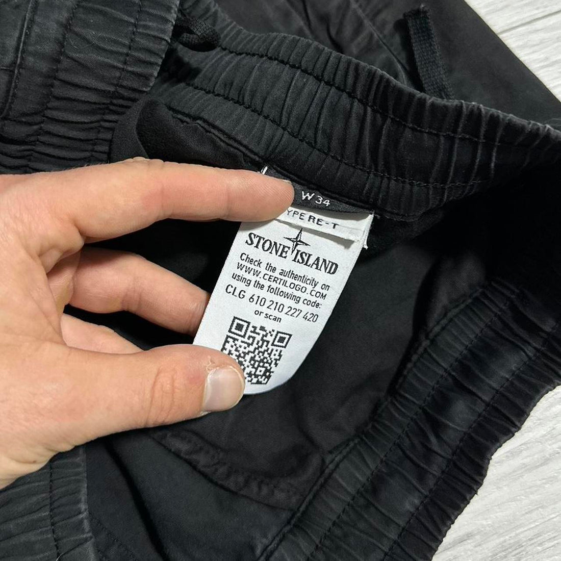 Stone Island Dark Grey Combat Cargos
