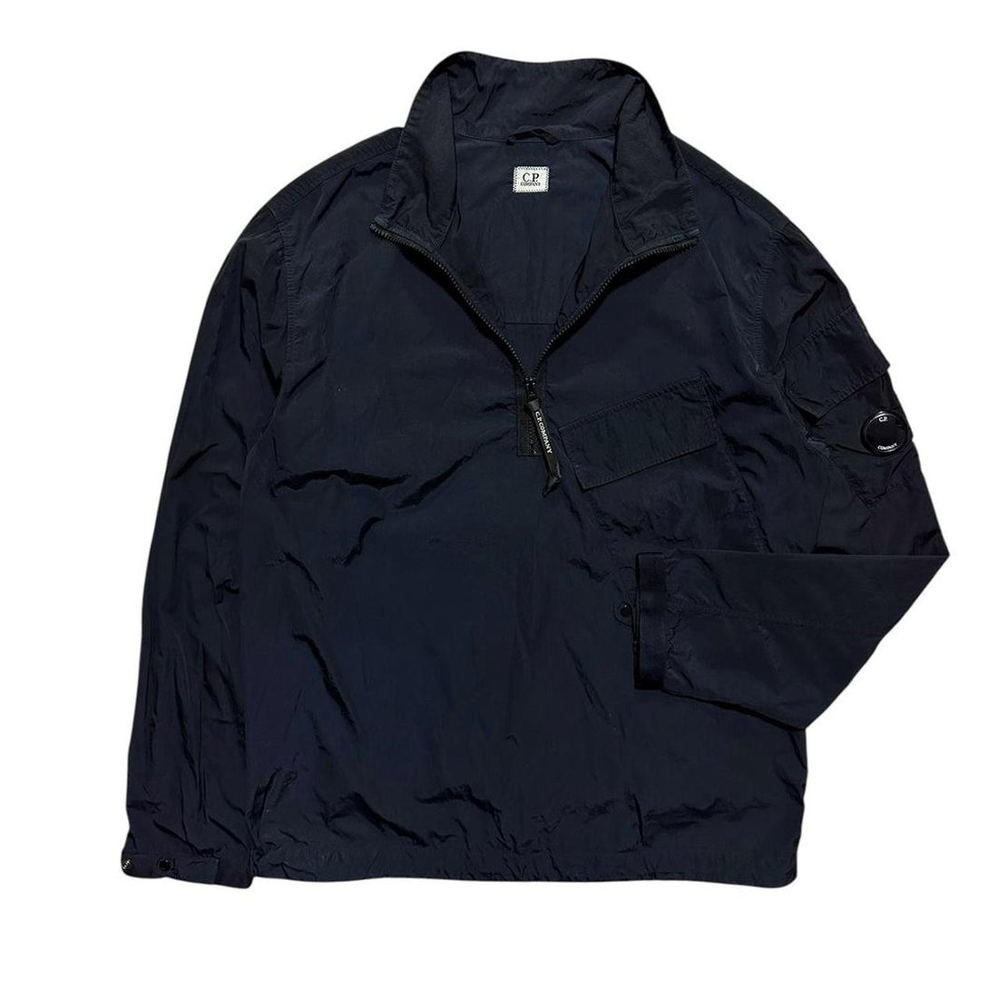 CP Company Navy Nylon Pullover Jacket