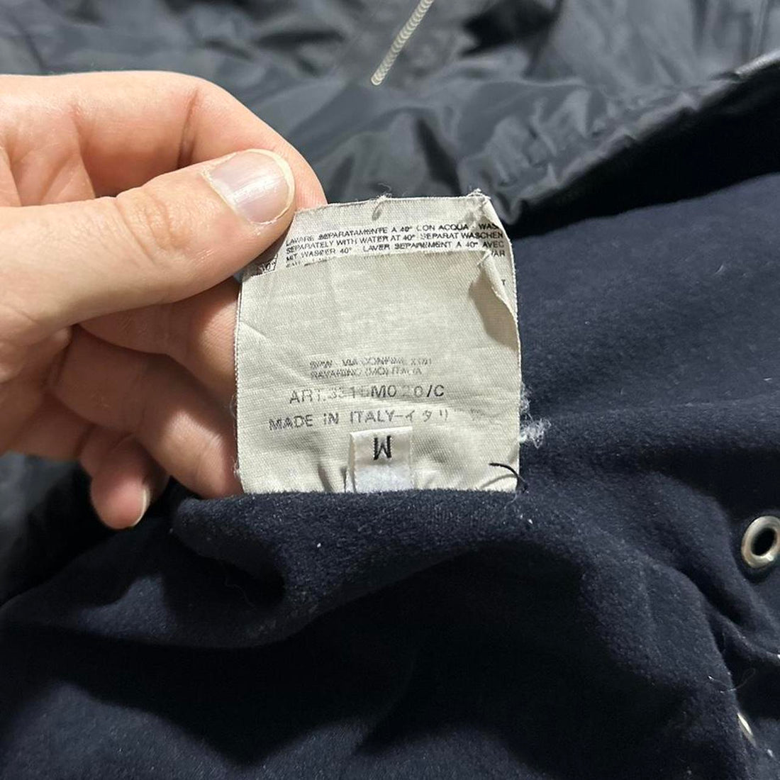 Stone Island 2000 Black Nylon Jacket