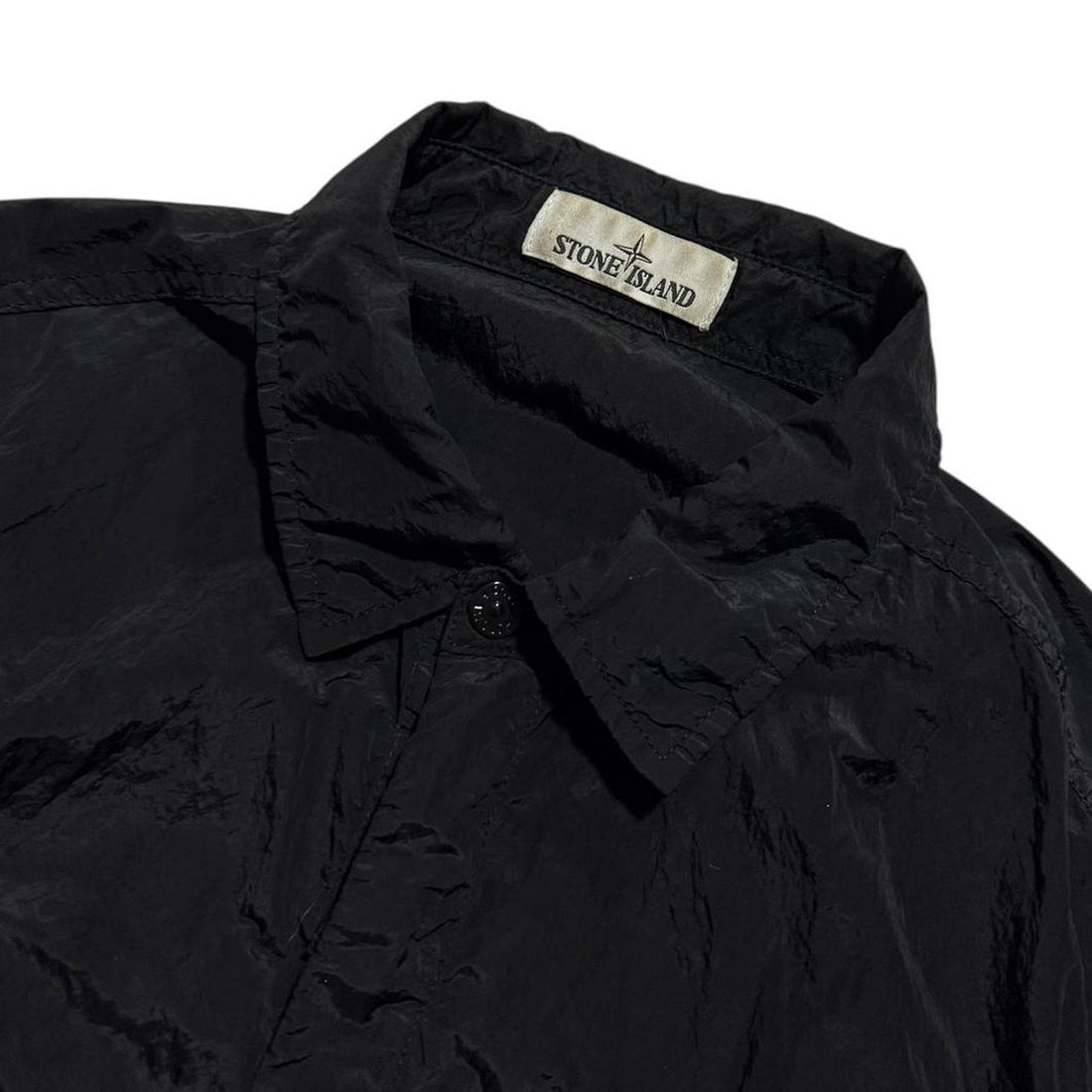 Stone Island Black Nylon Overshirt