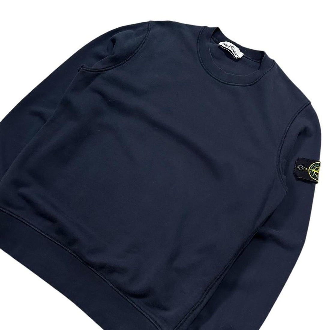Stone Island Navy Pullover Crewneck
