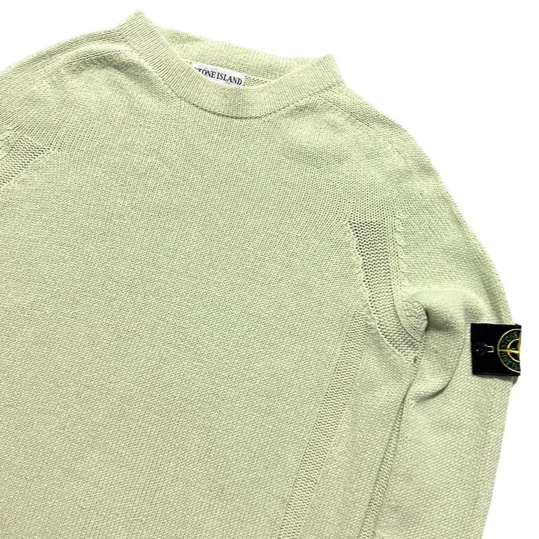 Stone Island Lime Knit Jumper