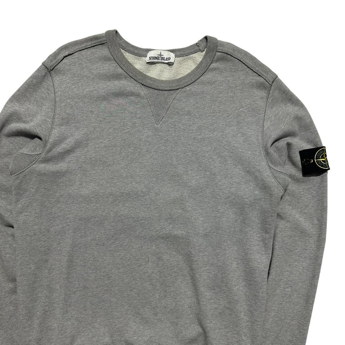Stone Island Grey Pullover Crewneck