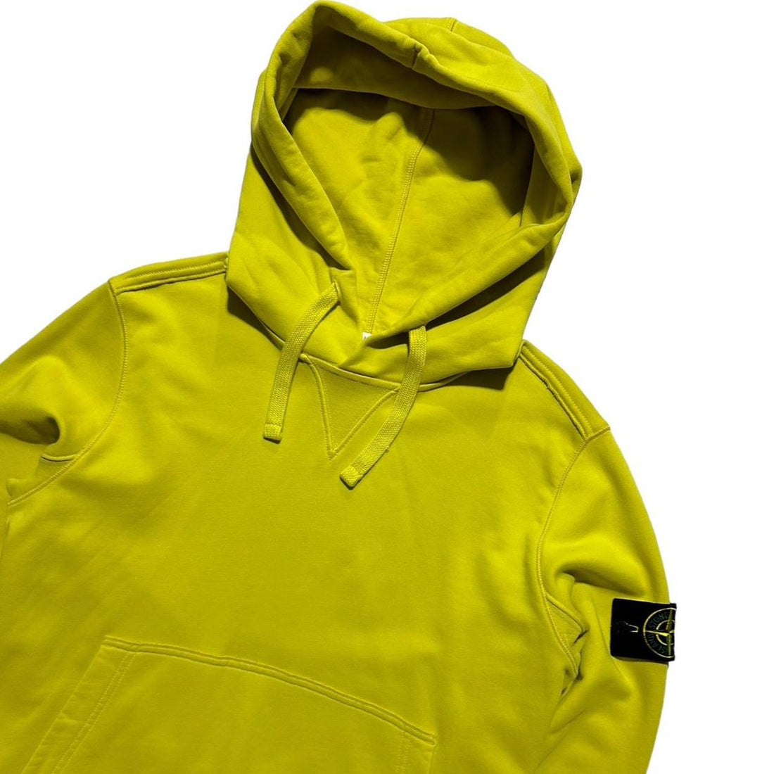 Stone Island Yellow Pullover Hoodie