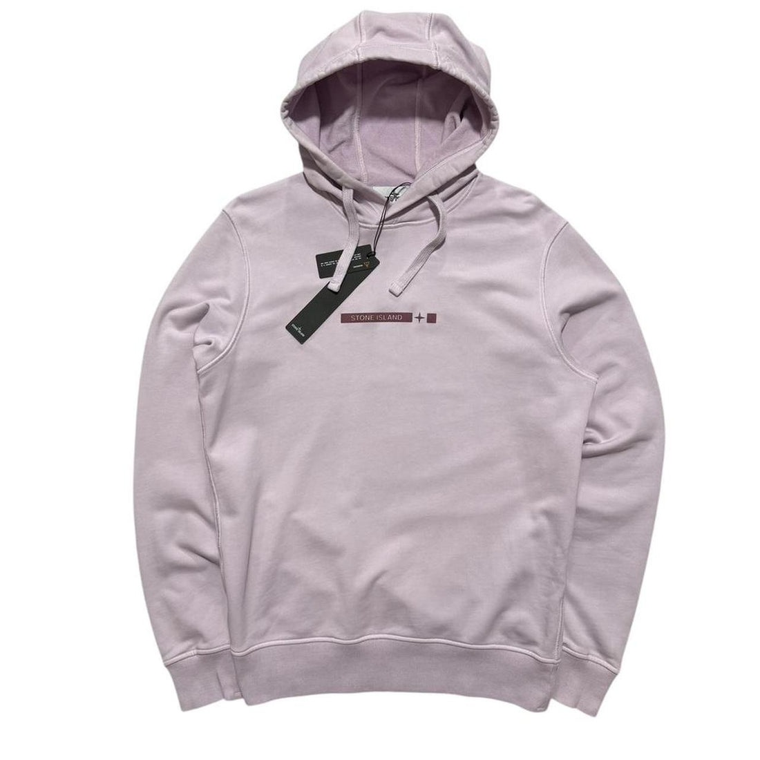 Stone Island Pink Pullover Hoodie