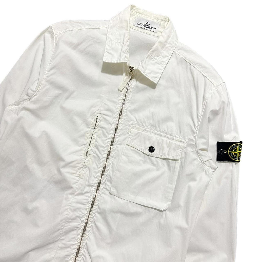 Stone Island White Overshirt