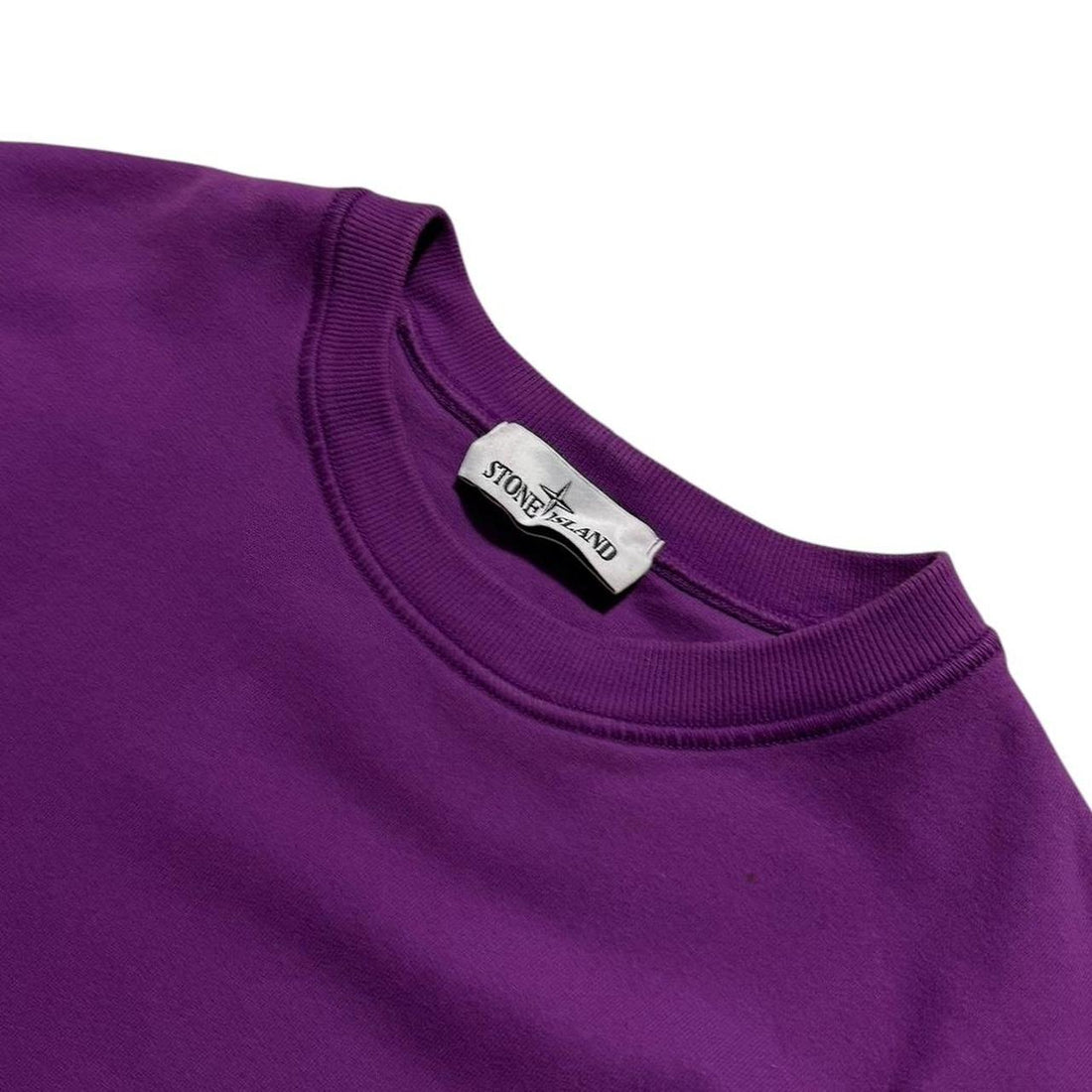 Stone Island Purple Pullover Crewneck