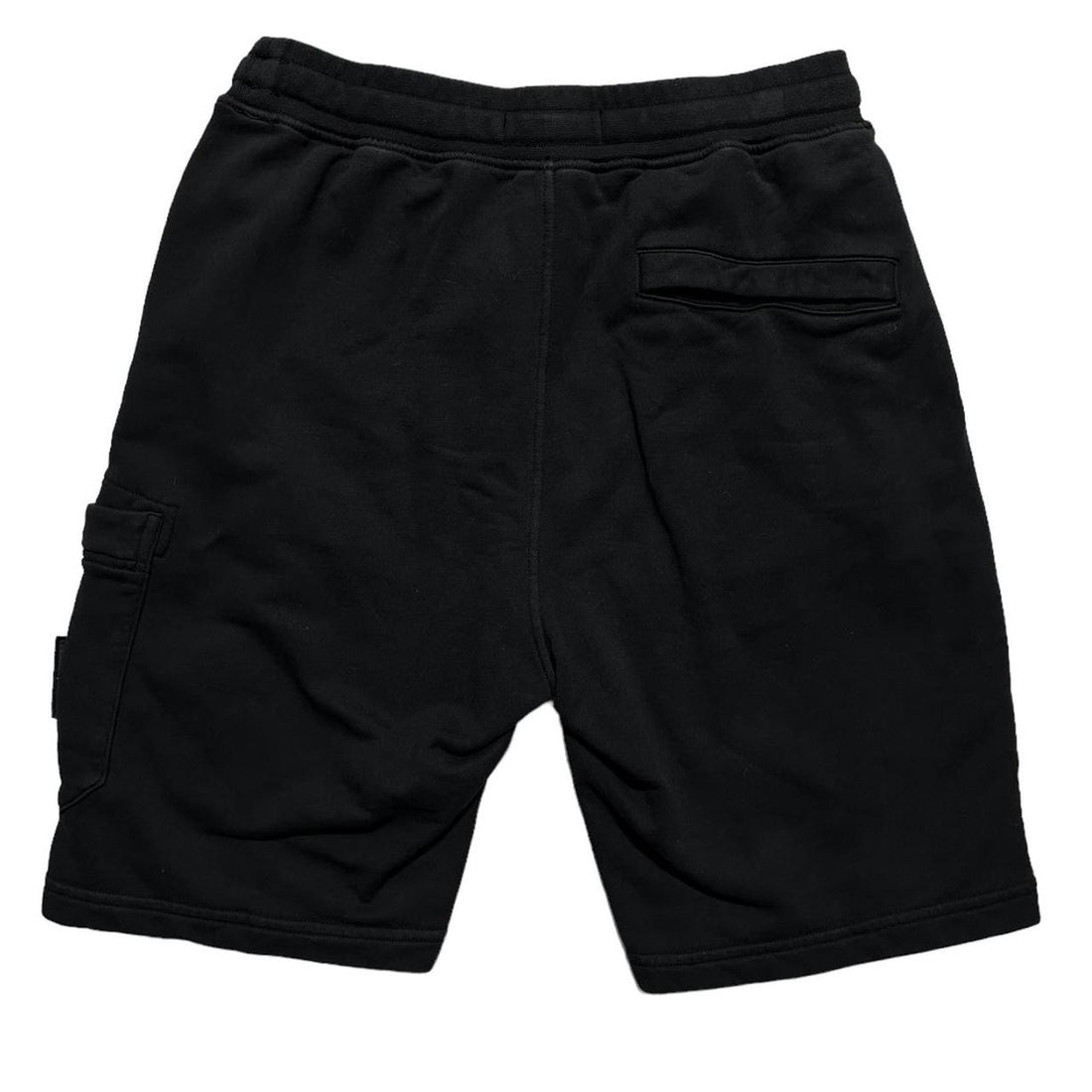 Stone Island Black Cotton Shorts