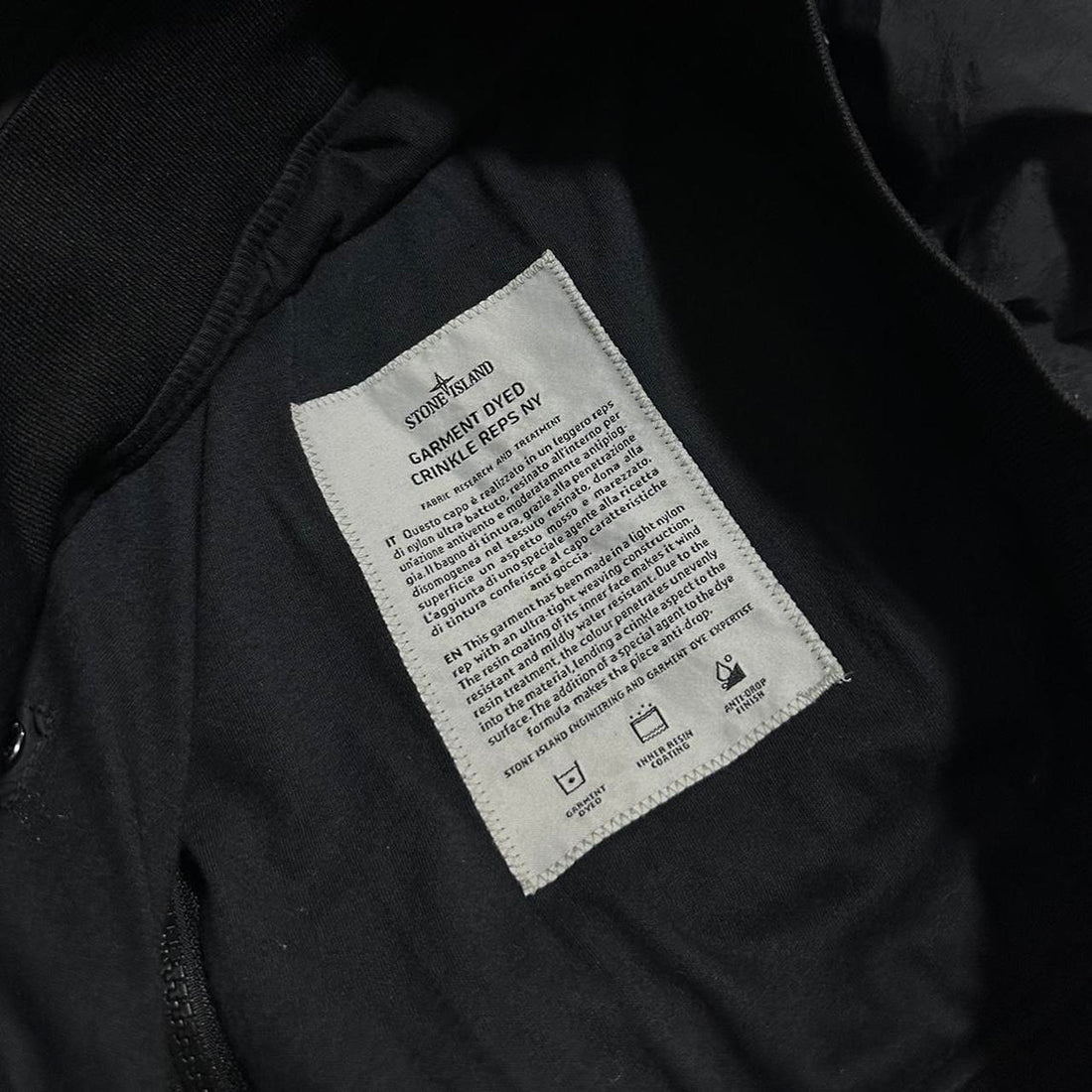 Stone Island Garment Dyed Crinkle Reps Jacket