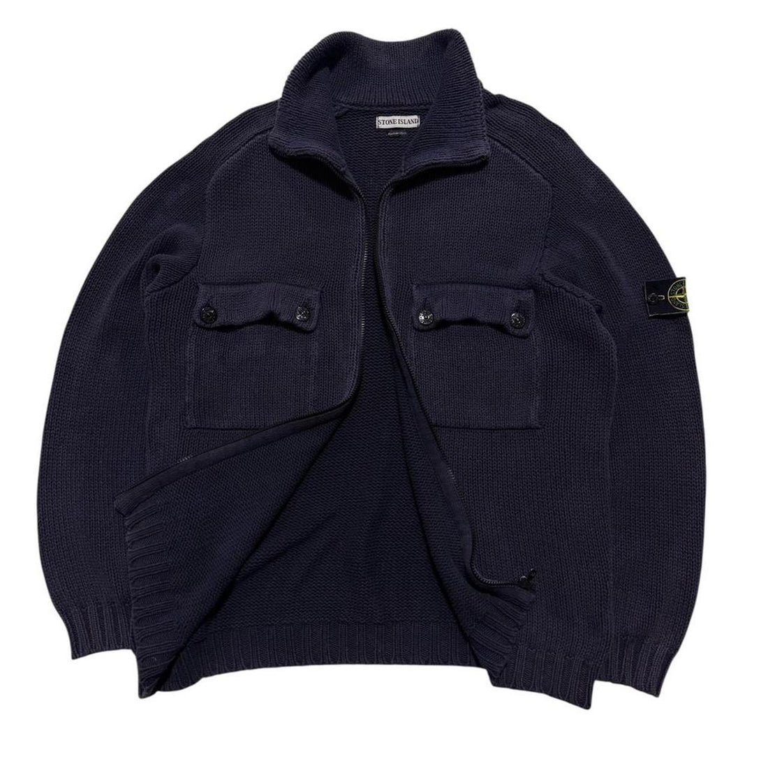 Stone Island 1998 Heavy Knit Full Zip