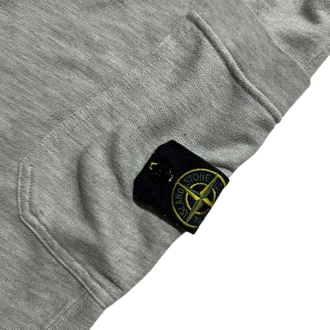 Stone Island Grey Cotton Shorts